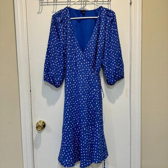 ann taylor blue floral dress Blue Floral Dresses